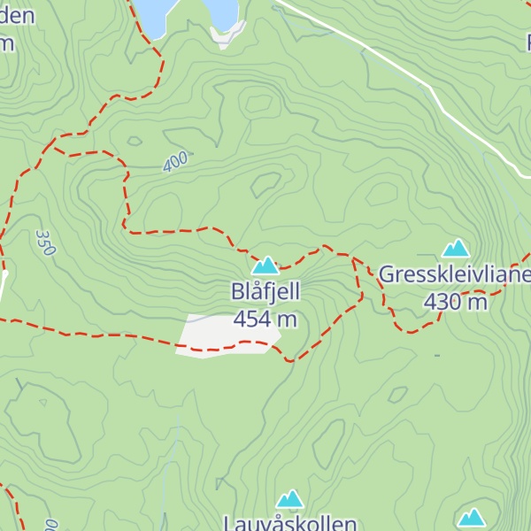 Map of Blåfjell
