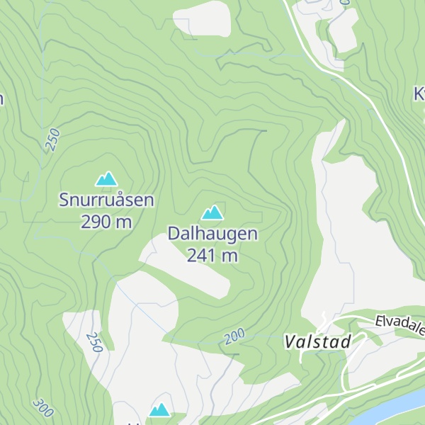 Map of Dalhaugen