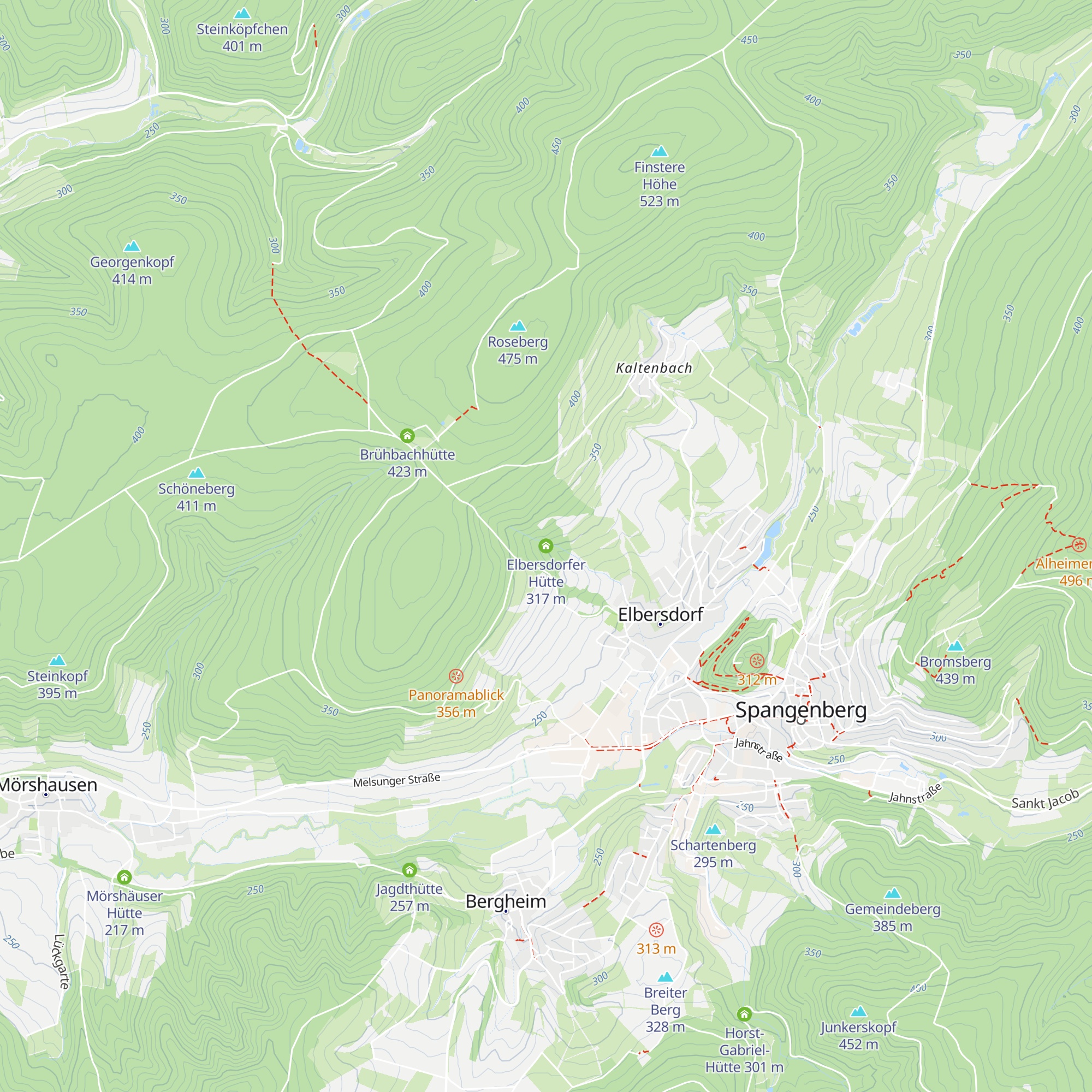 Elbersdorfer Hütte map