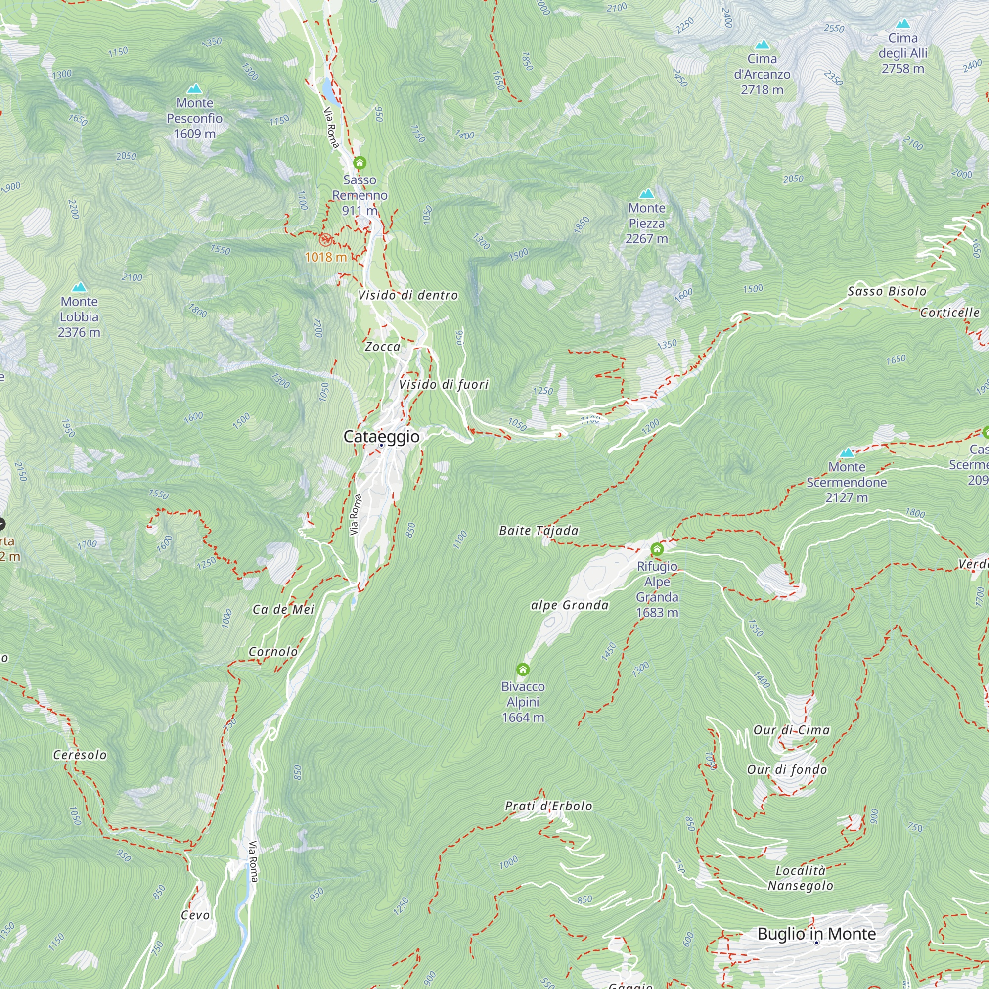 Baita Motale map