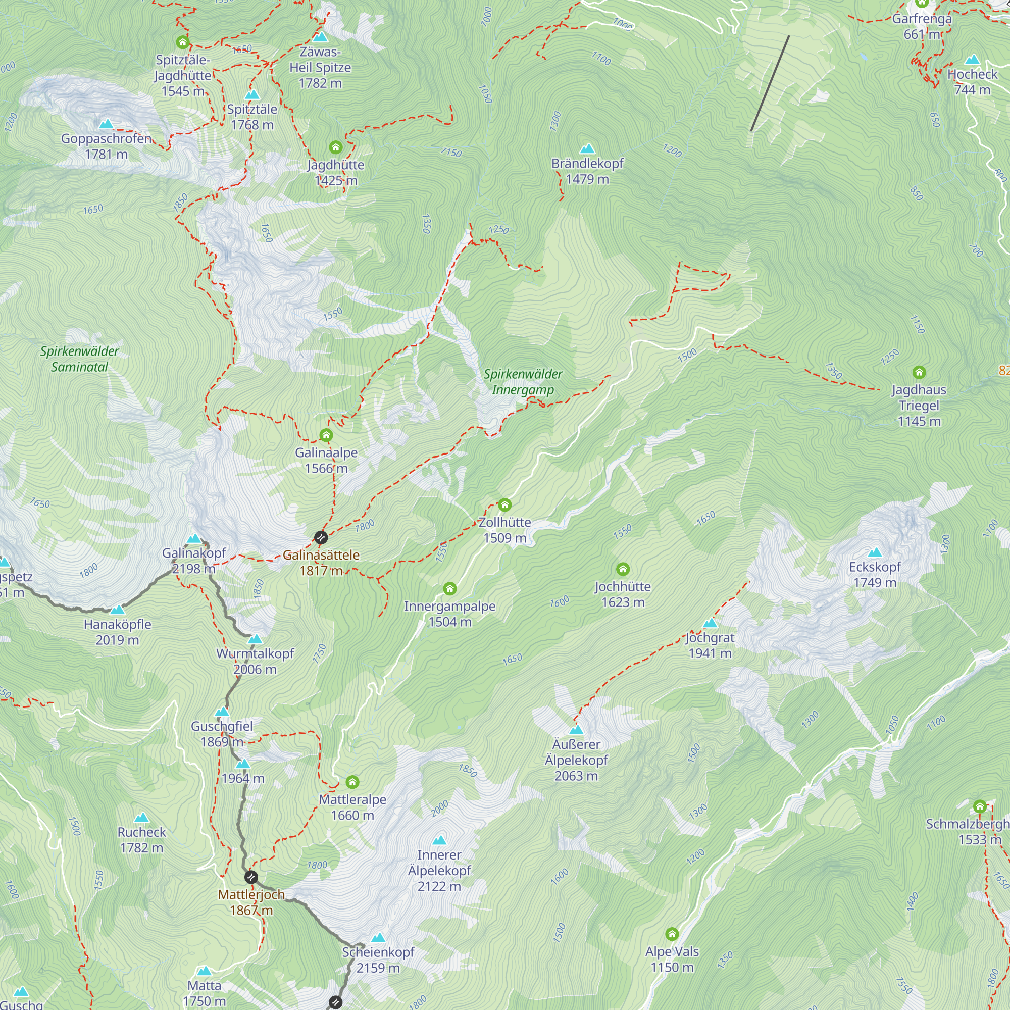 Zollhütte map