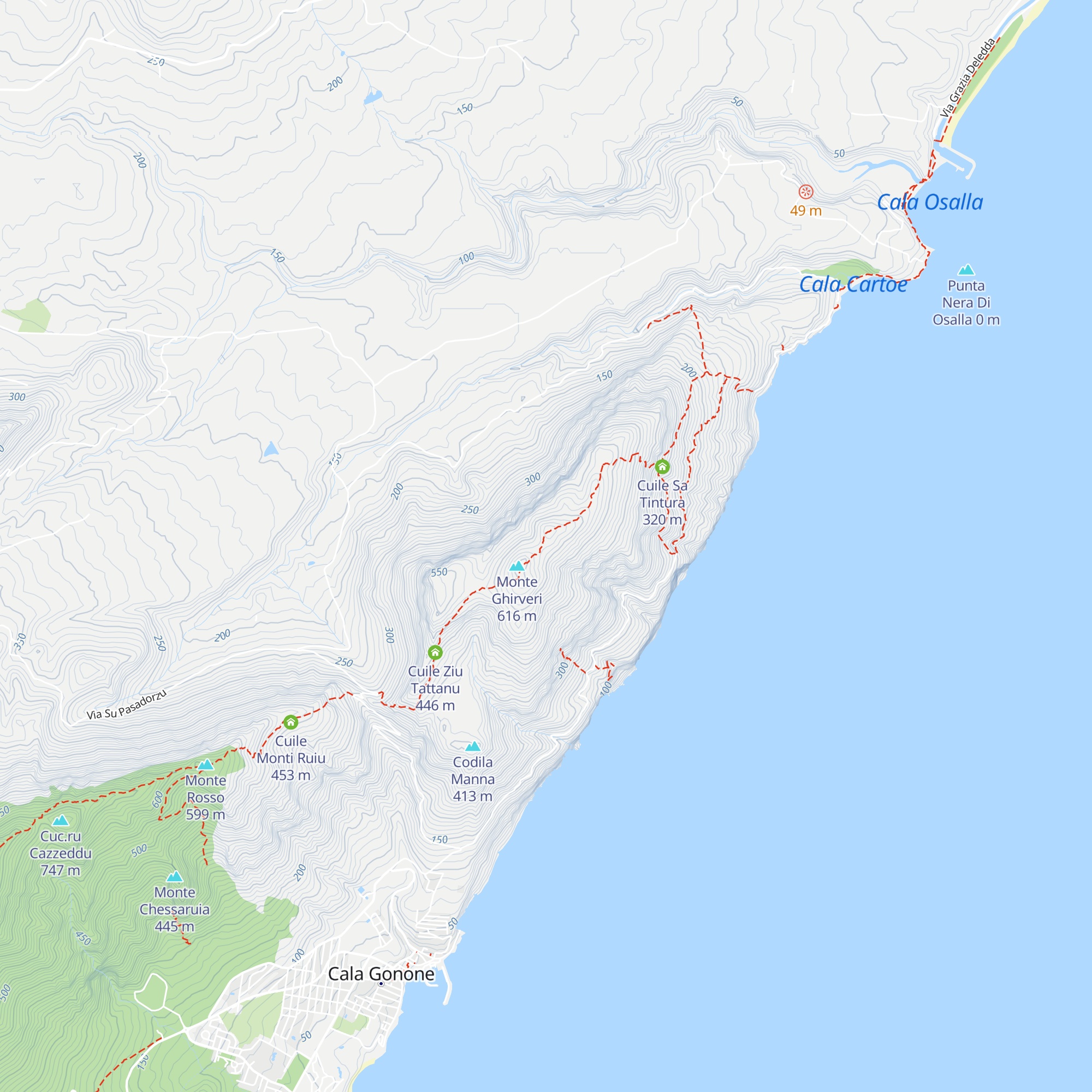 Cuile Ziu Bonucoro map