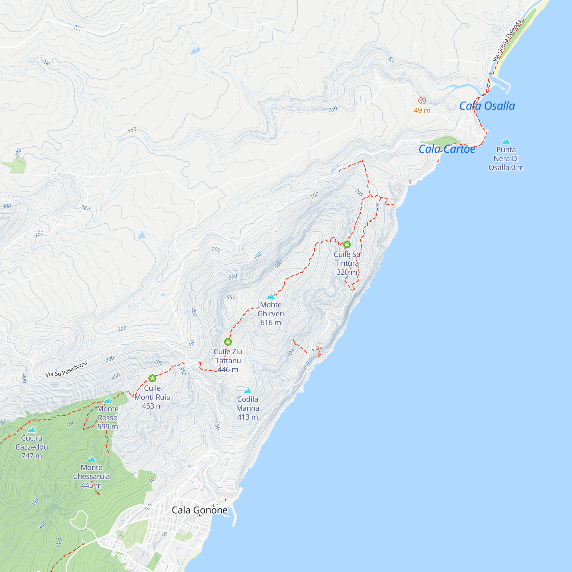 Cuile Ziu Bonucoro map