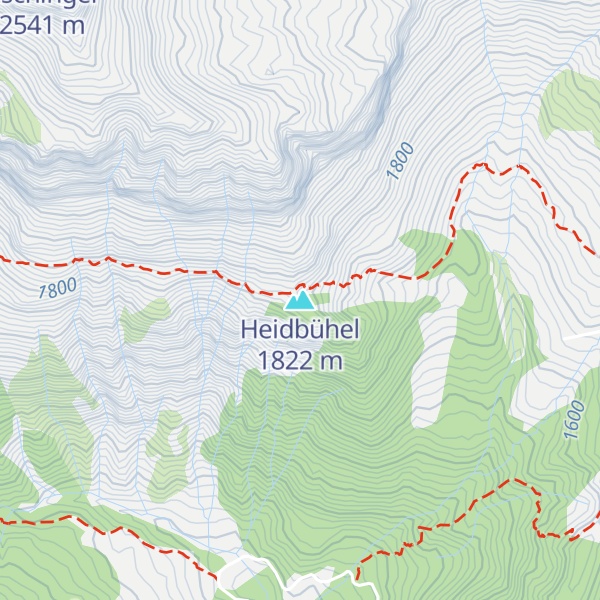 Map of Heidbühel