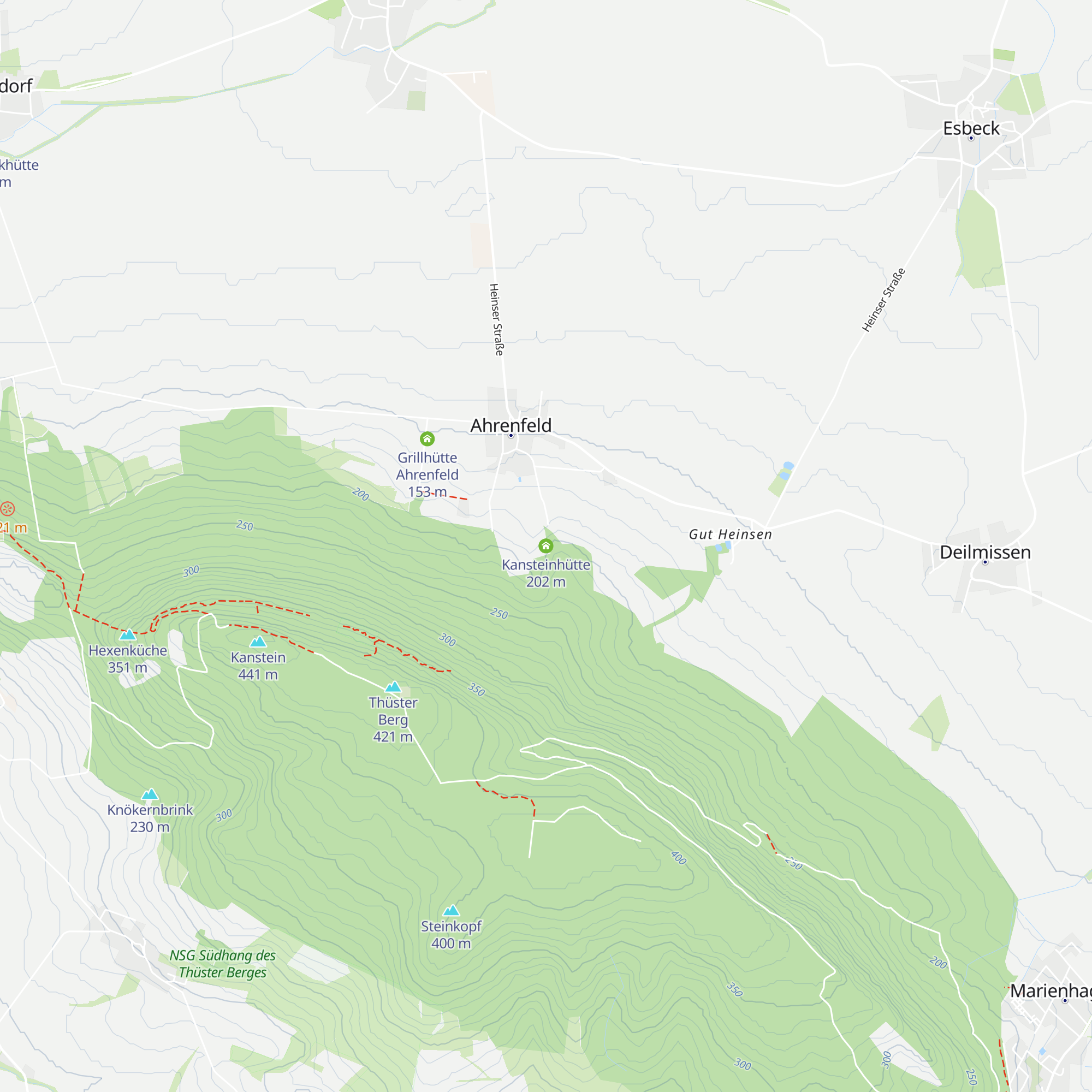 Kansteinhütte map