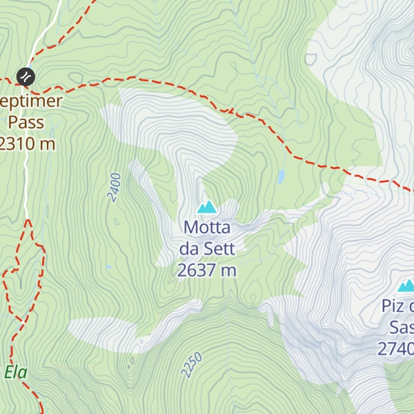 Map of Motta da Sett
