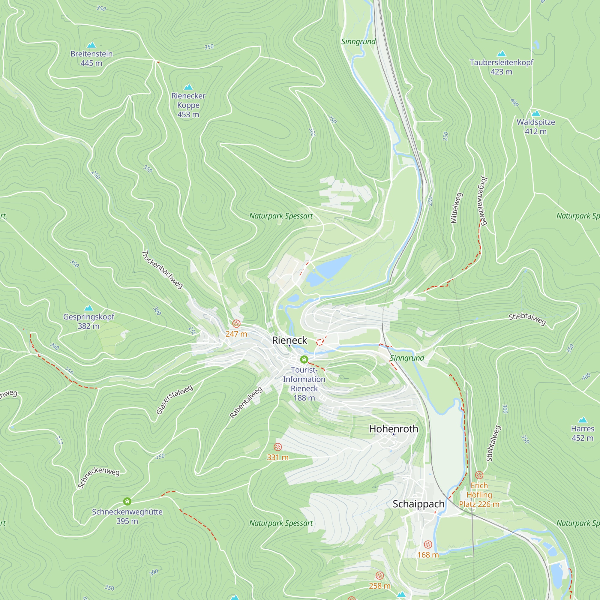 Grillhütte Parksee map