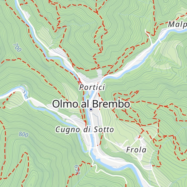 Map of InfoPoint Alta Valle Brembana