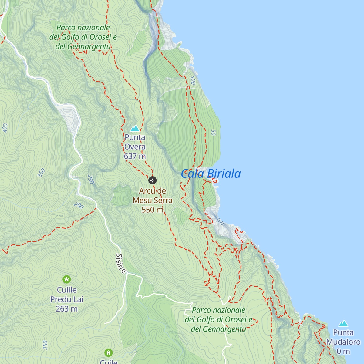 Cuile Piddi map