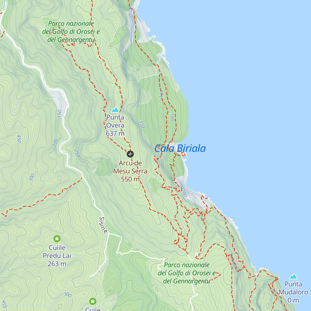 Cuile Piddi map