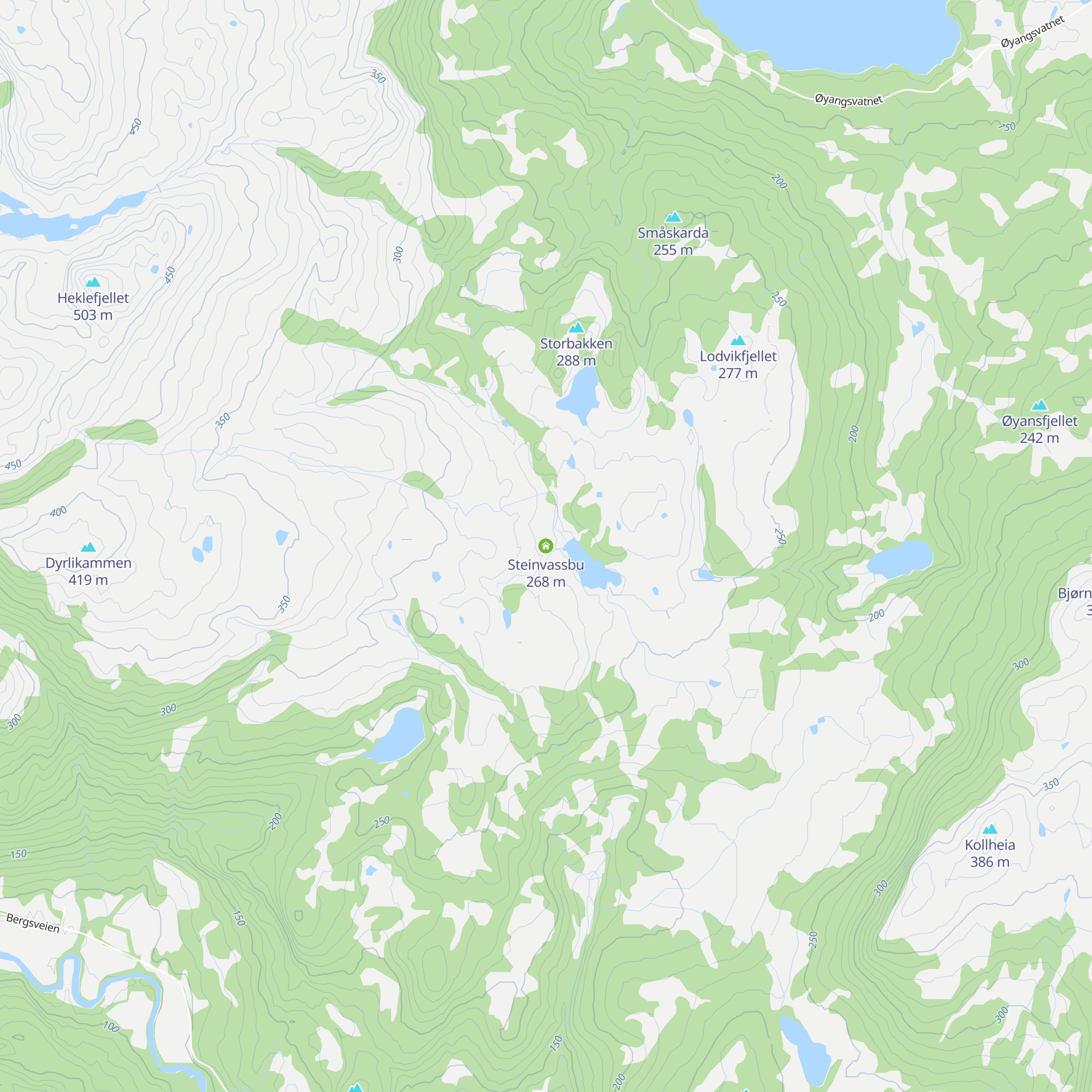 Steinvassbu map
