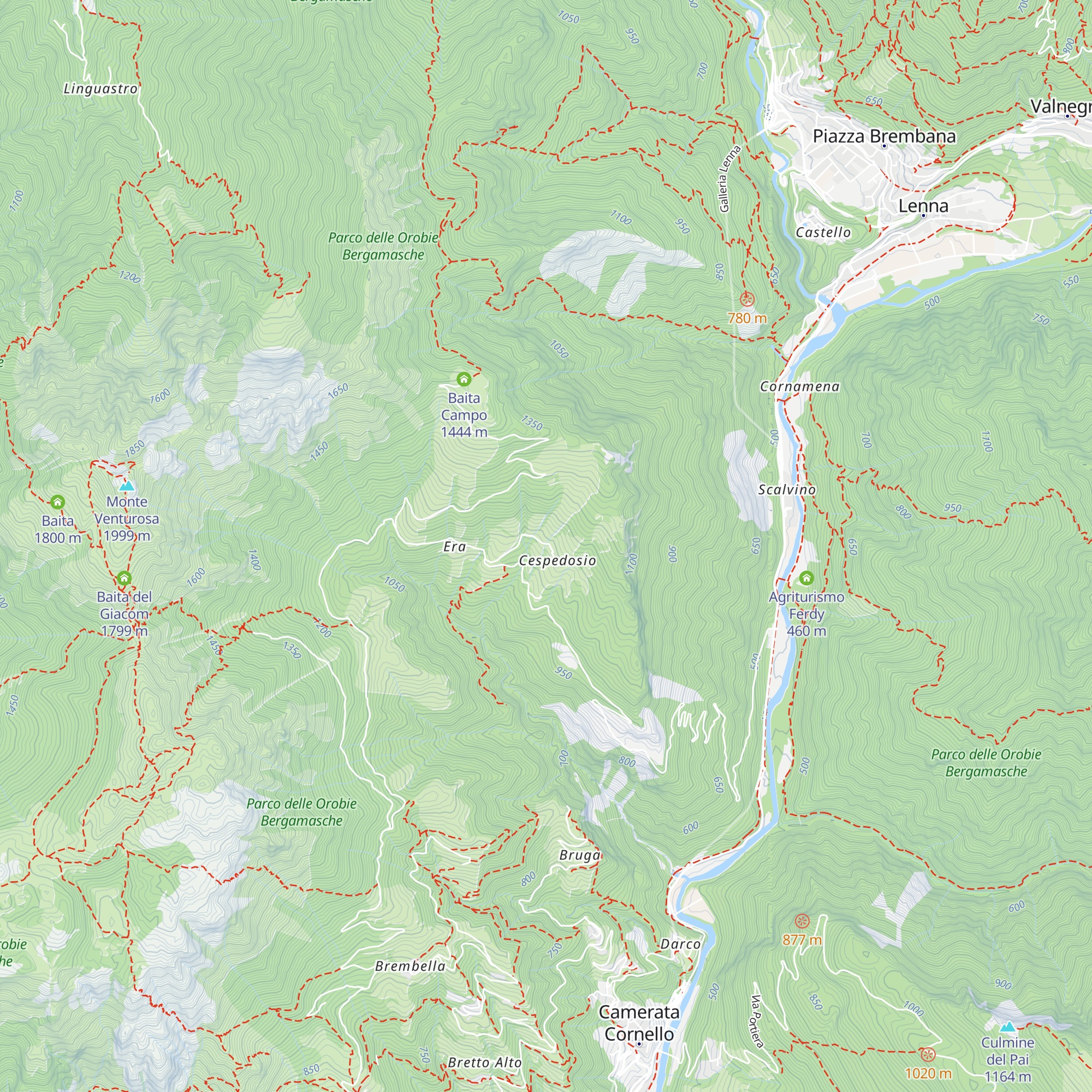 Rifugio Escursionistico Cespedosio map