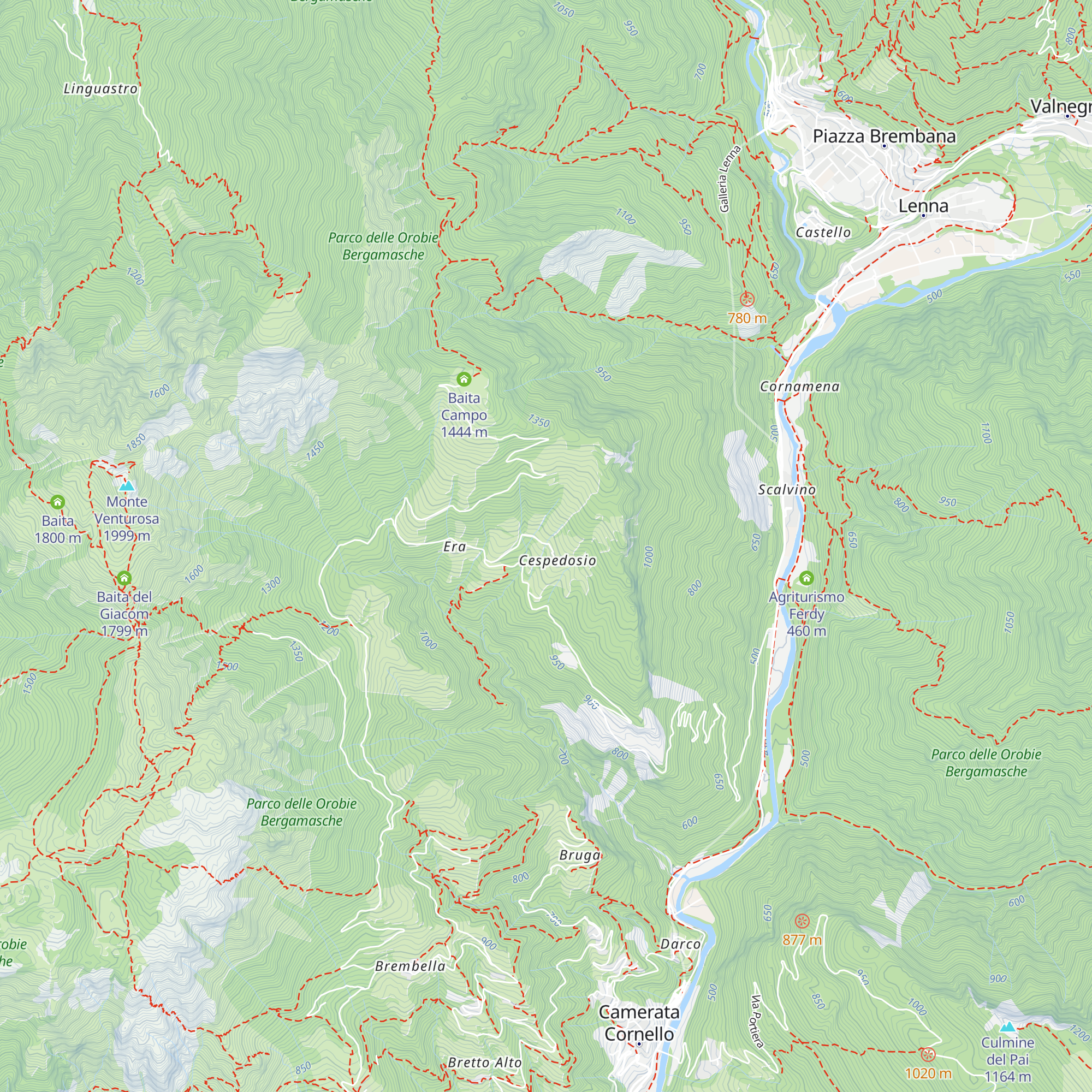 Rifugio Escursionistico Cespedosio map