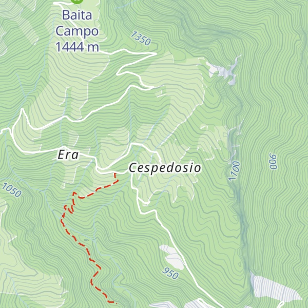 Map of Rifugio Escursionistico Cespedosio