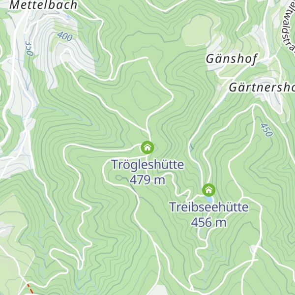Map of Trögleshütte