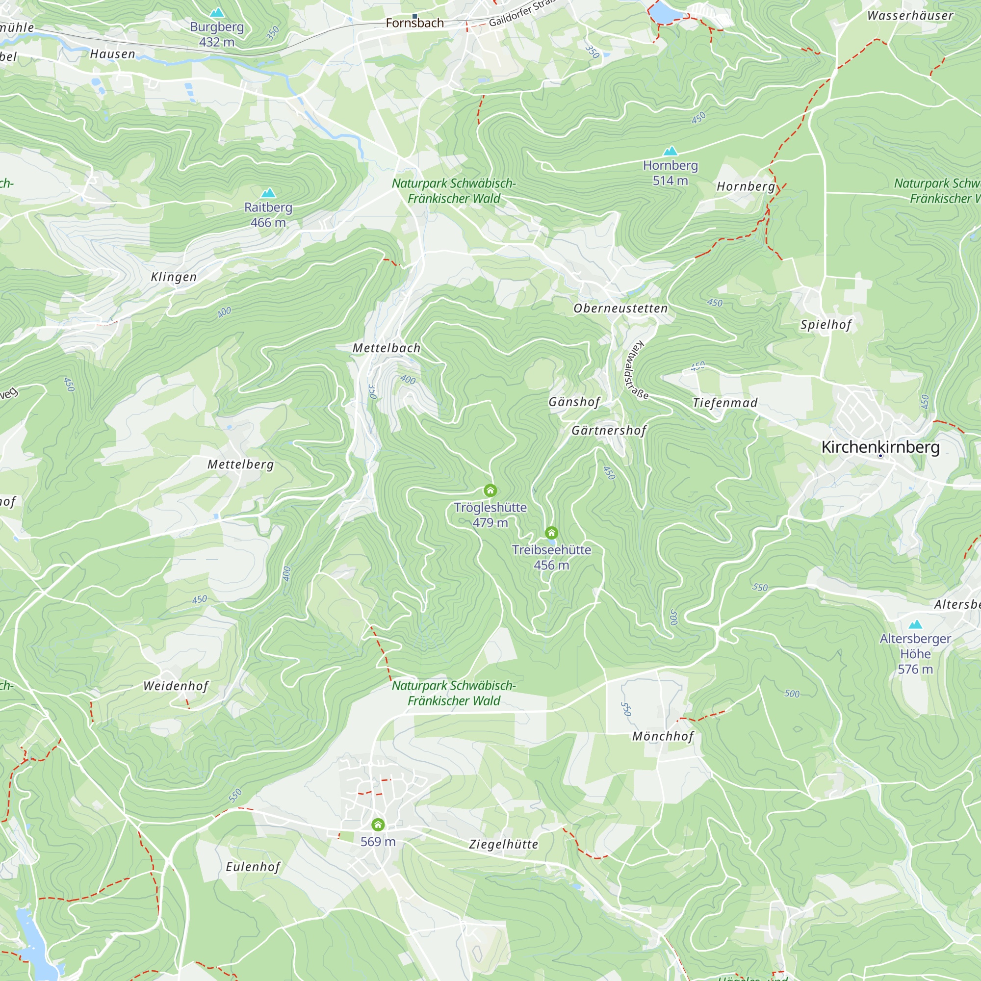 Trögleshütte map