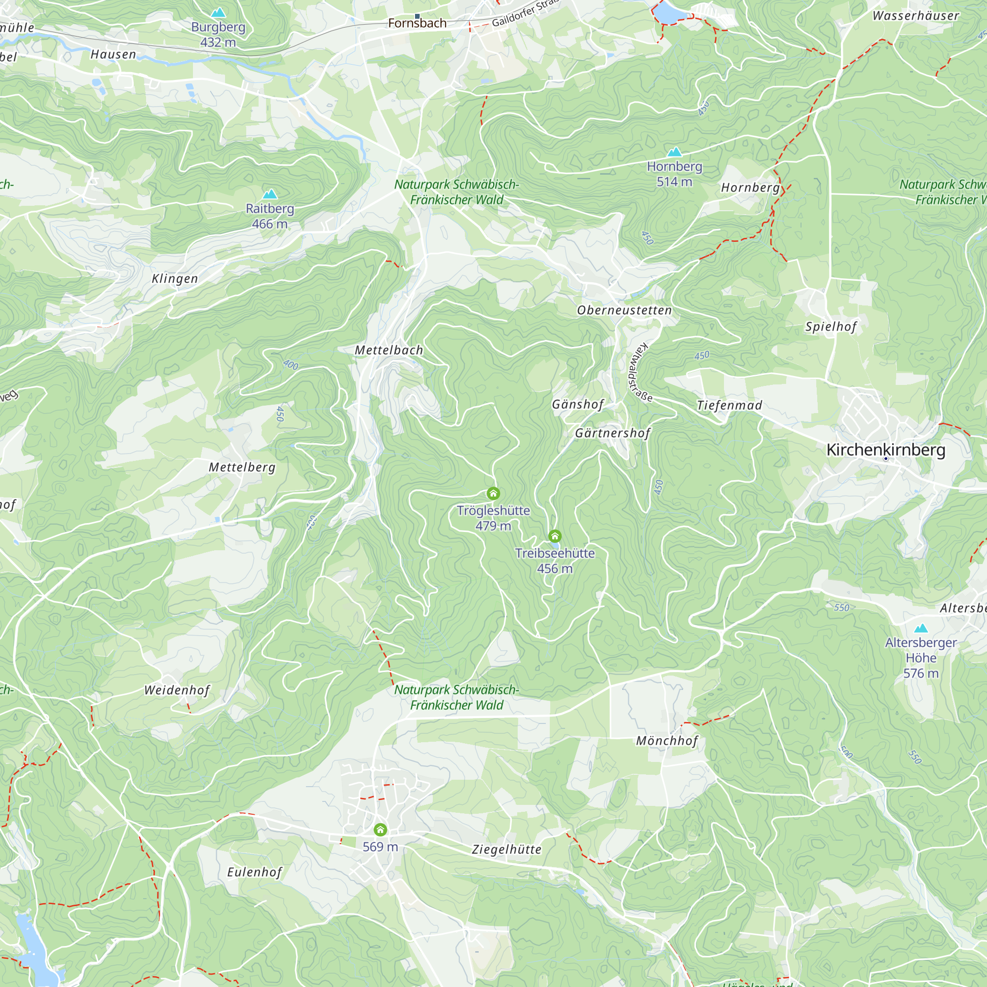 Trögleshütte map