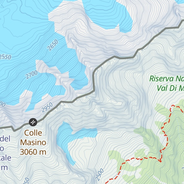 Map of Cima di Zocca