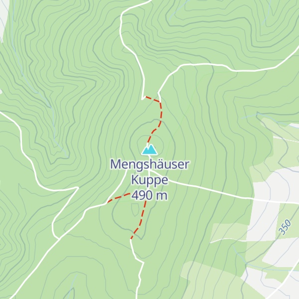 Map of Mengshäuser Kuppe
