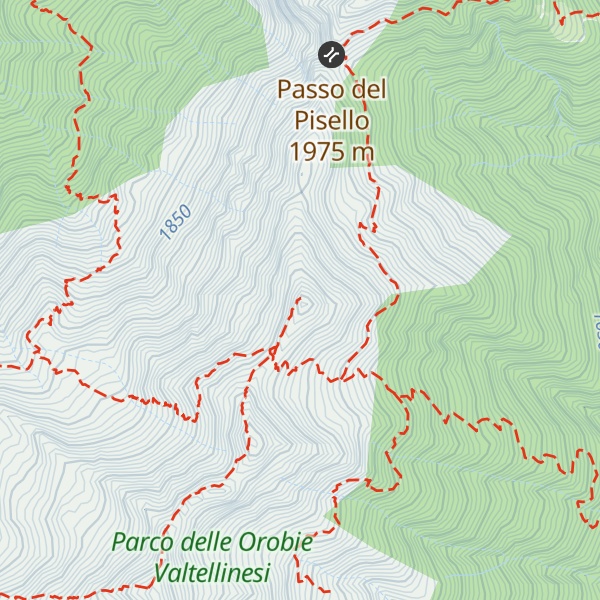 Map of Monte Pisello