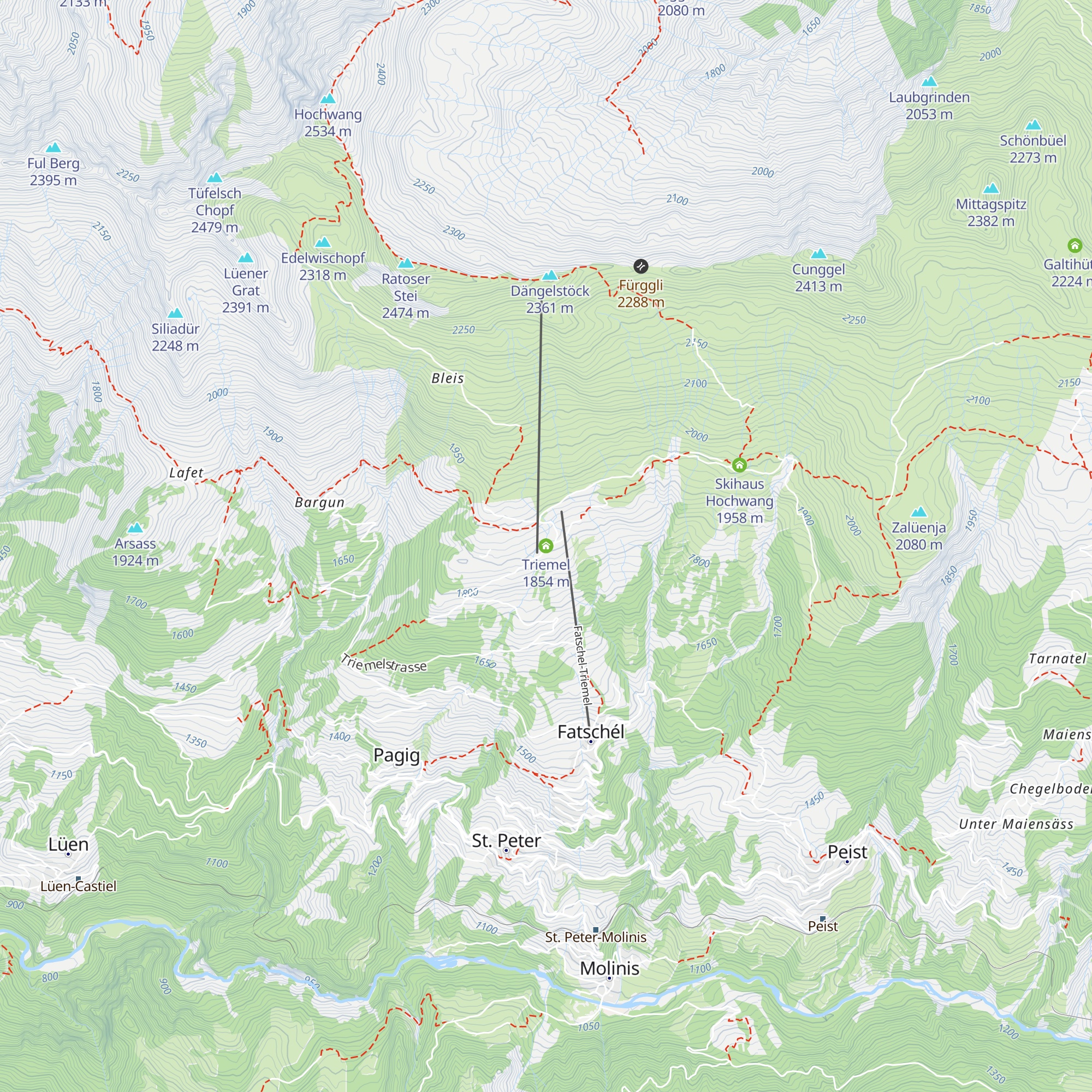 Triemel map