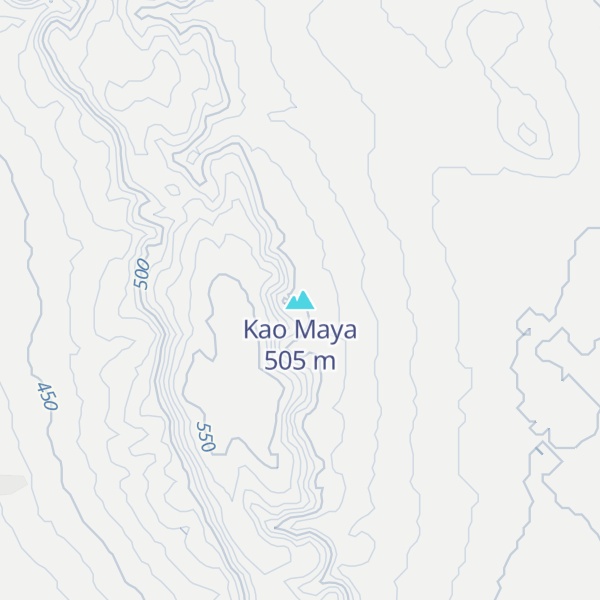 Map of Kao Maya