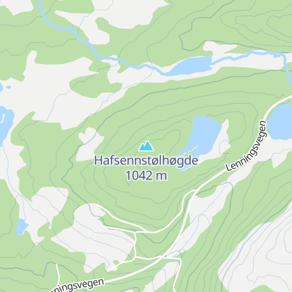 Map of Hafsennstølhøgde