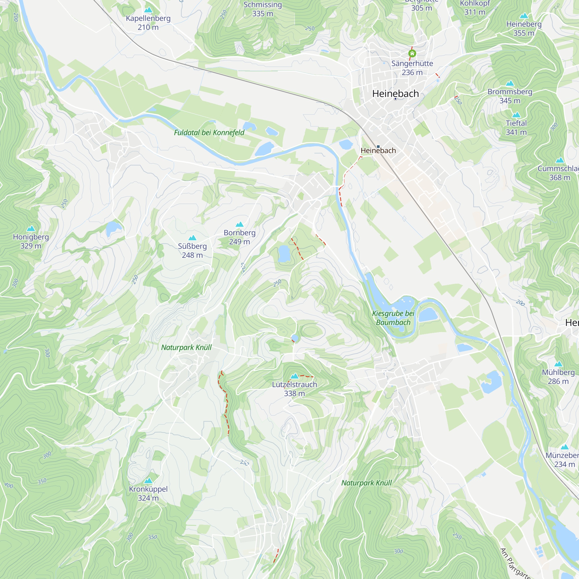Grillhütte Niederellenbach map