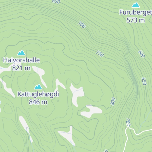 Map of Høgliberget