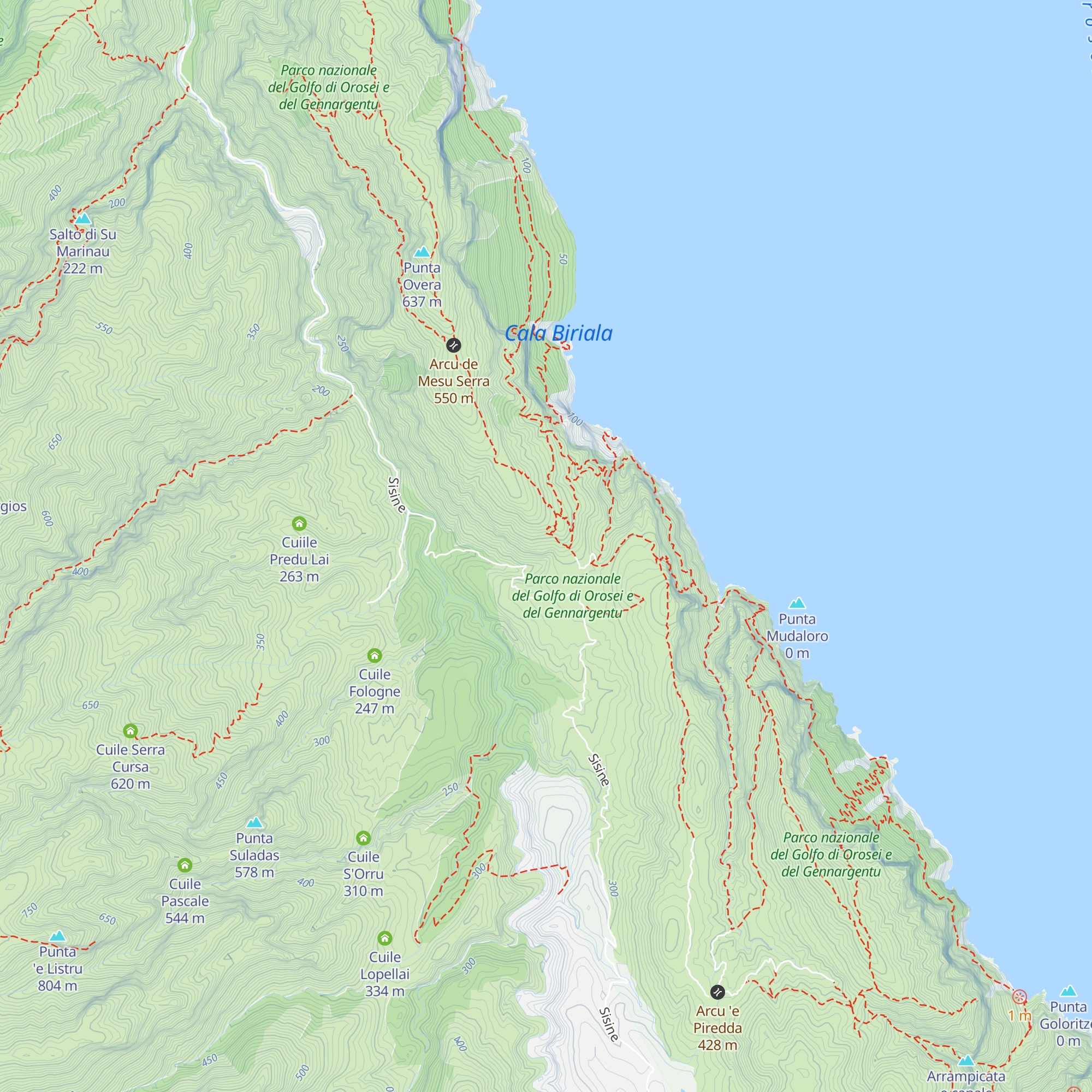Cuile Ololbizzi map