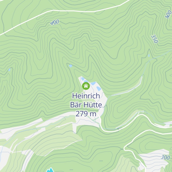 Map of Heinrich Bär Hütte