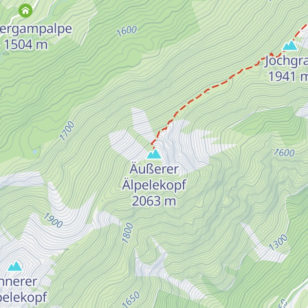 Map of Äußerer Älpelekopf