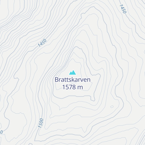 Map of Brattskarven