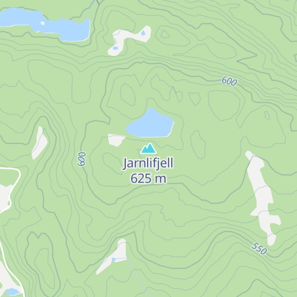 Map of Jarnlifjell