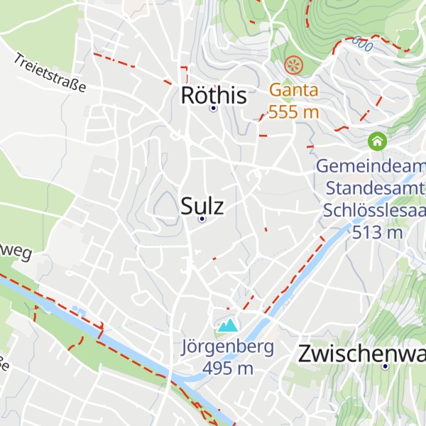 Map of Gemeindeamt Sulz