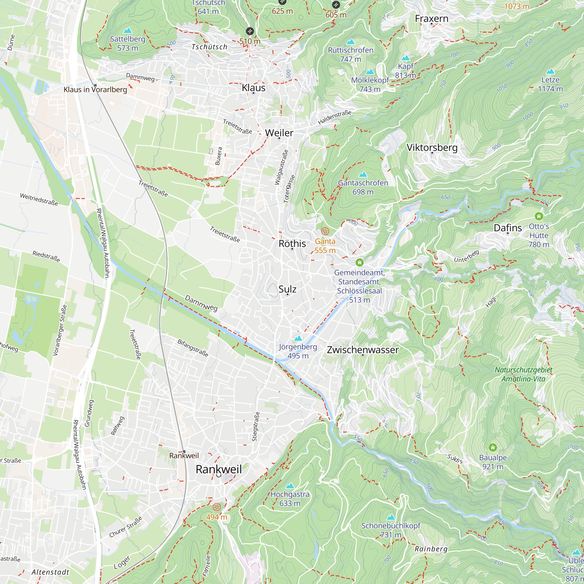 Gemeindeamt Sulz map