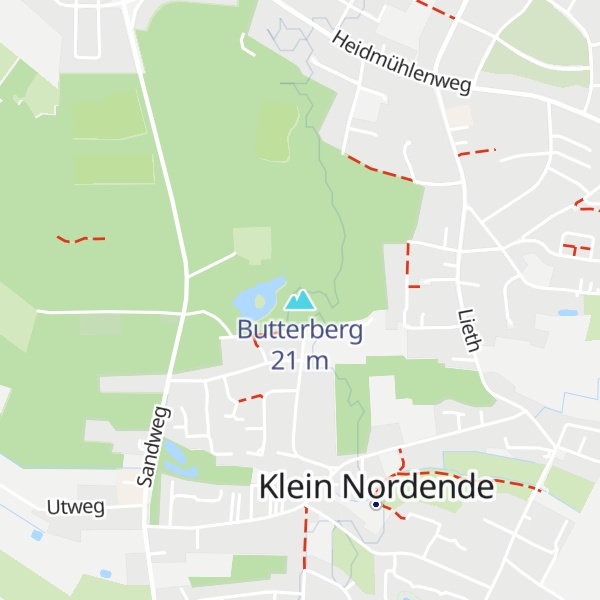 Map of Butterberg