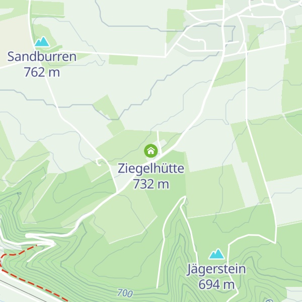 Map of Ziegelhütte