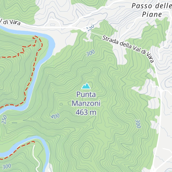 Map of Punta Manzoni