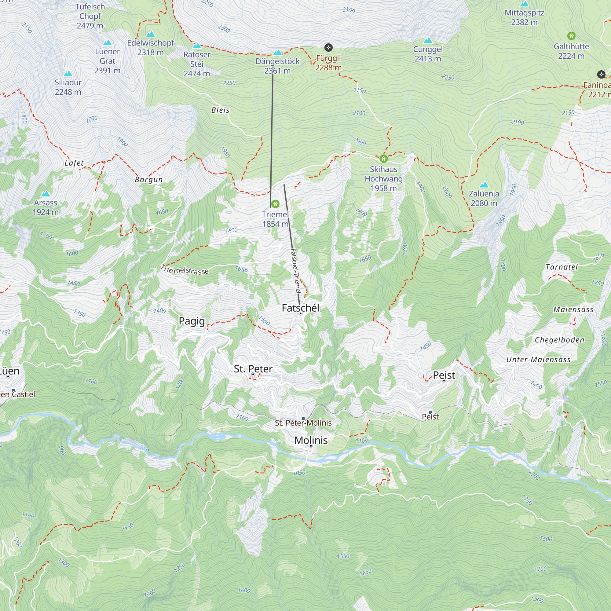 Sporthotel Tanne map