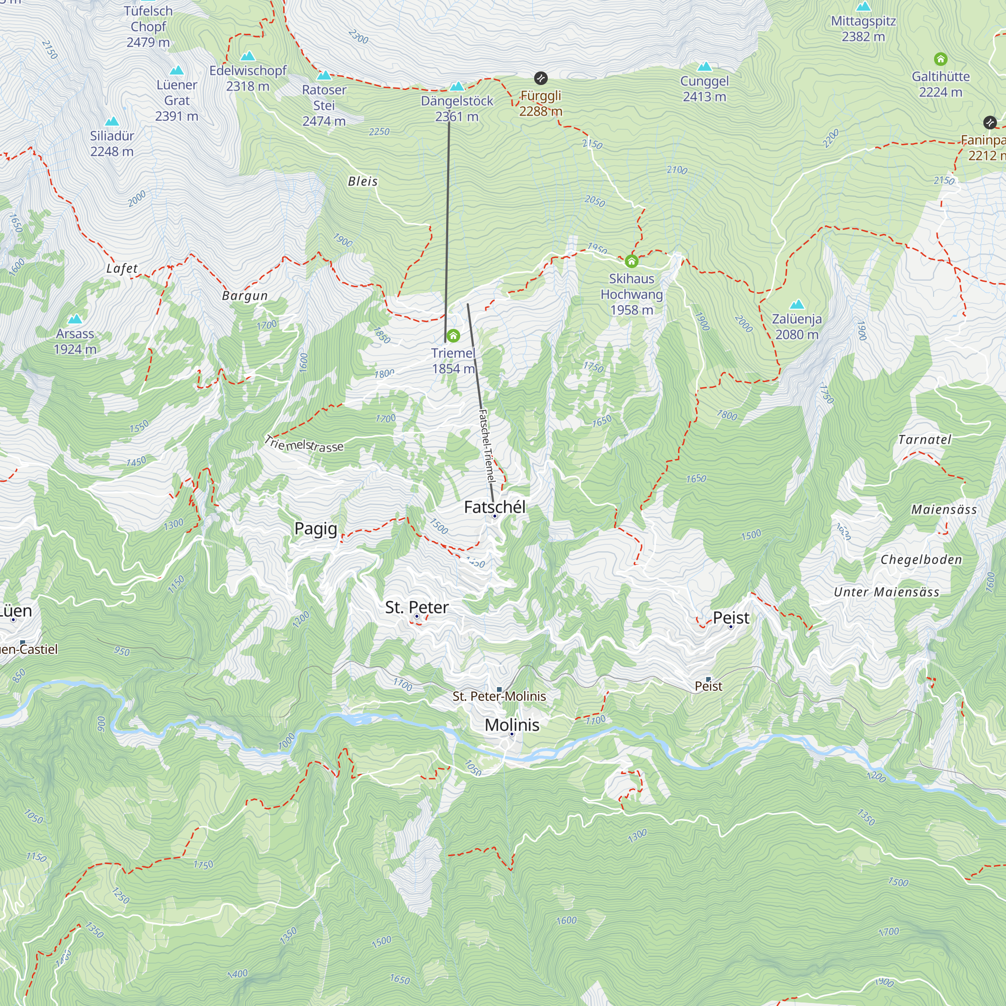 Sporthotel Tanne map