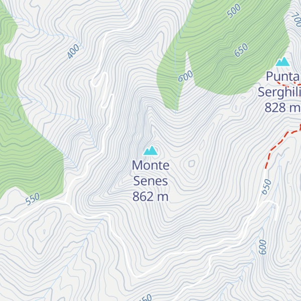 Map of Monte Senes