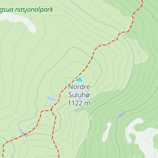 Map of Nordre Suluhø