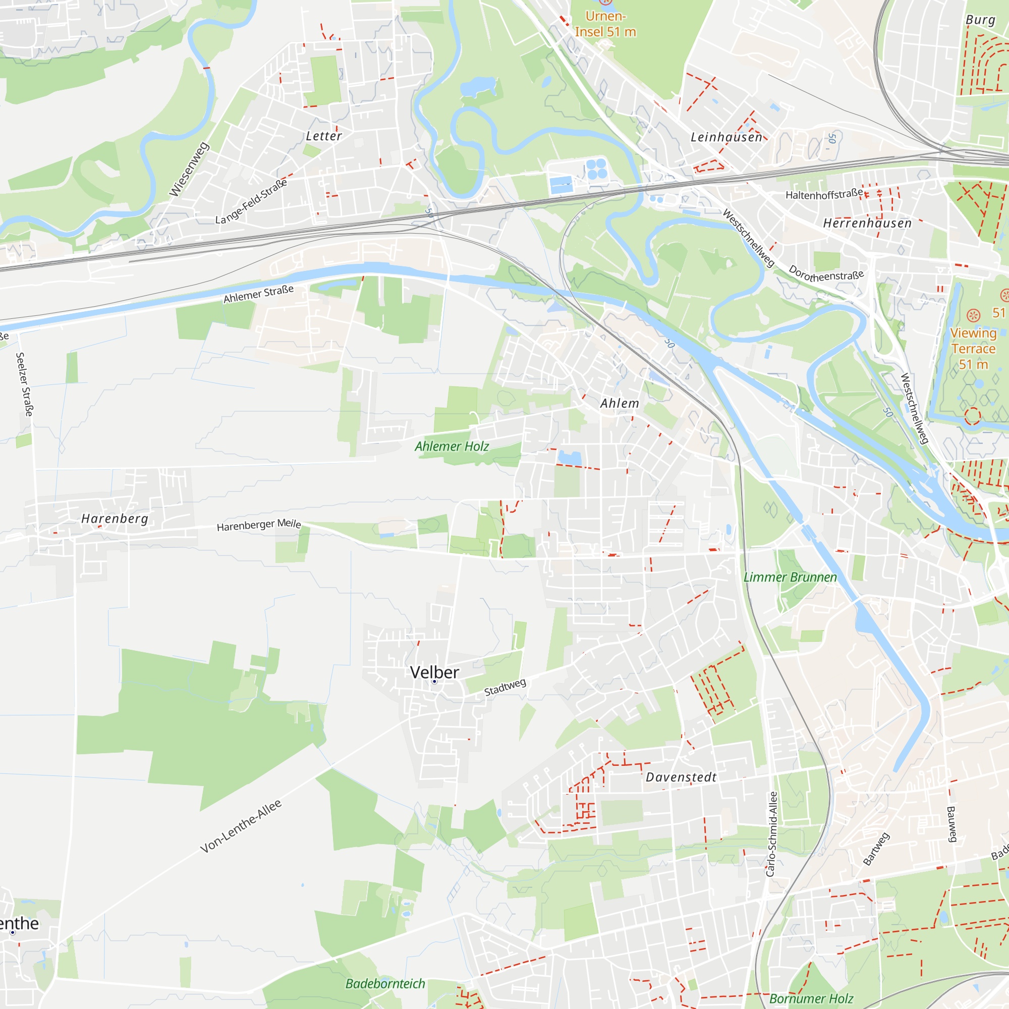 Boule-Hütte map