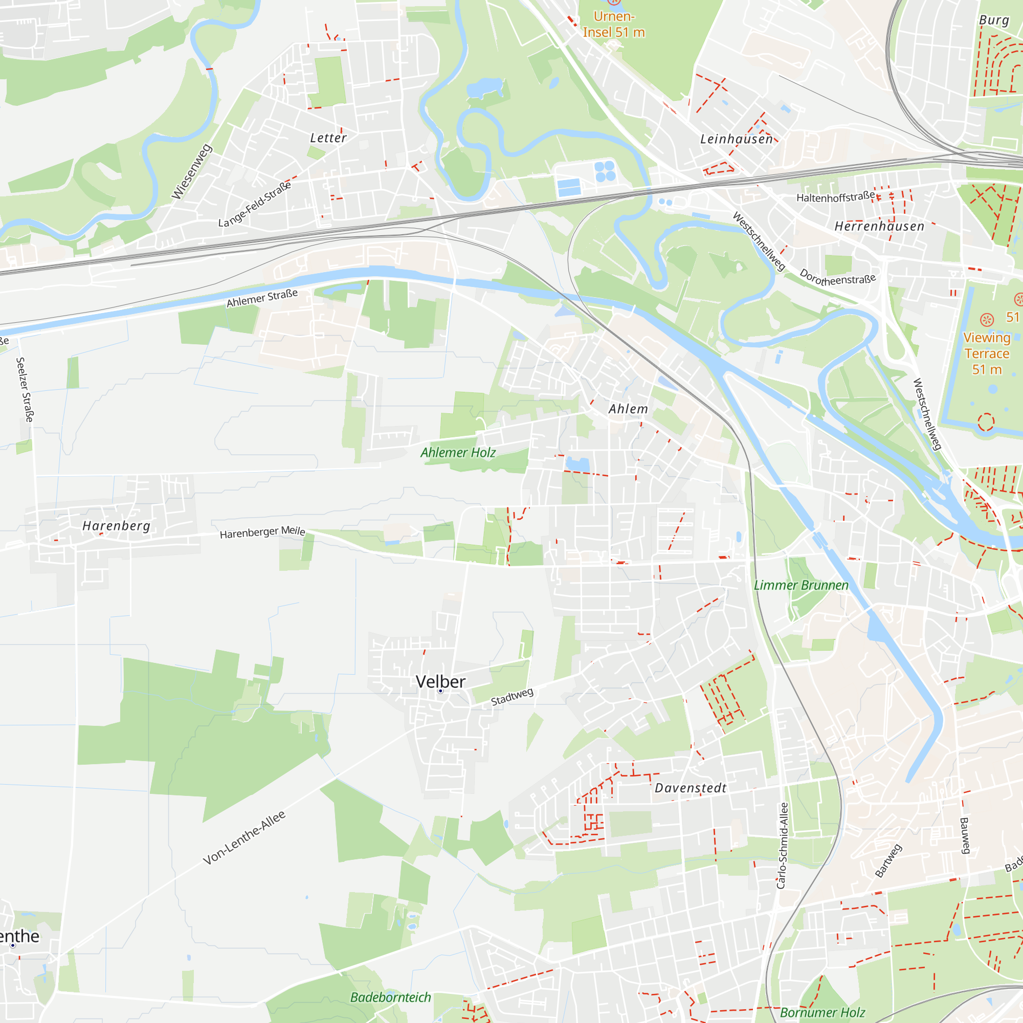 Boule-Hütte map