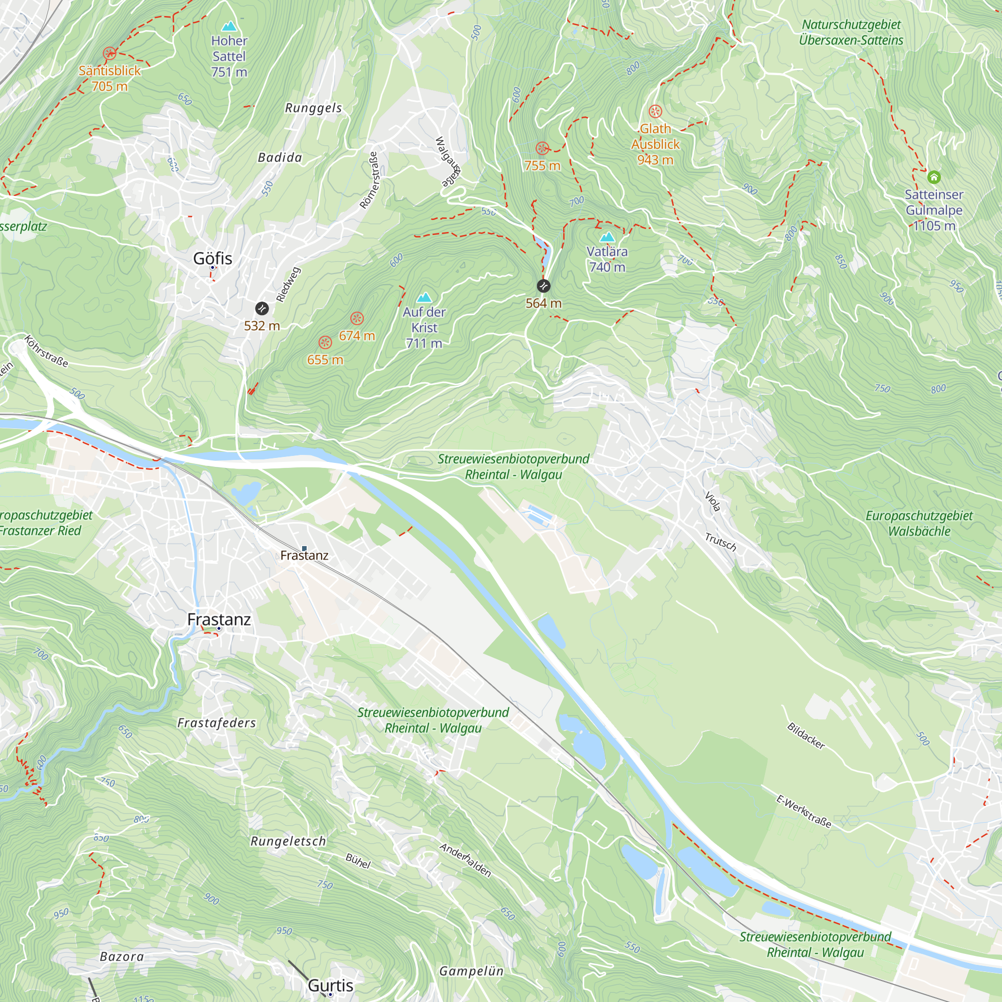 Gasometer map