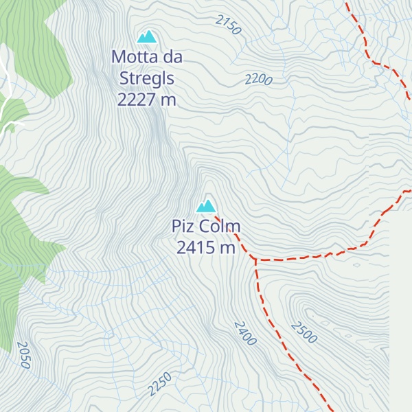 Map of Piz Colm