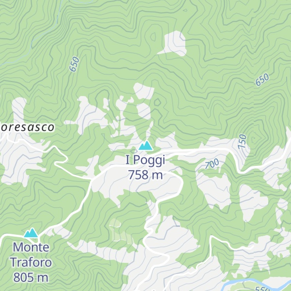 Map of I Poggi