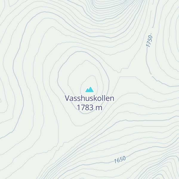 Map of Vasshuskollen