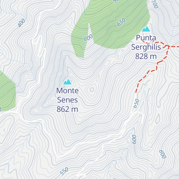 Map of Punta Broccone